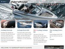 Tablet Screenshot of nordkapp-boats.eu